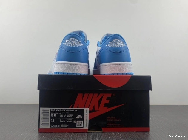 UNC Air Nike 1 Low SB x Jordan CJ7891-401 1111